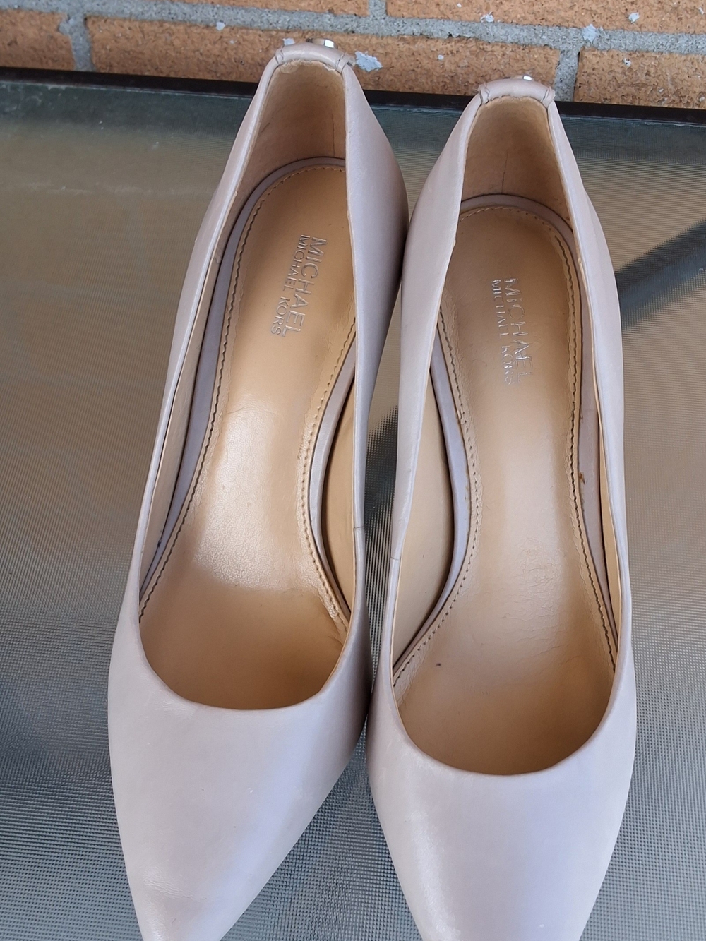 Michael Kors Women's Nude Pointed-Toe Pumps